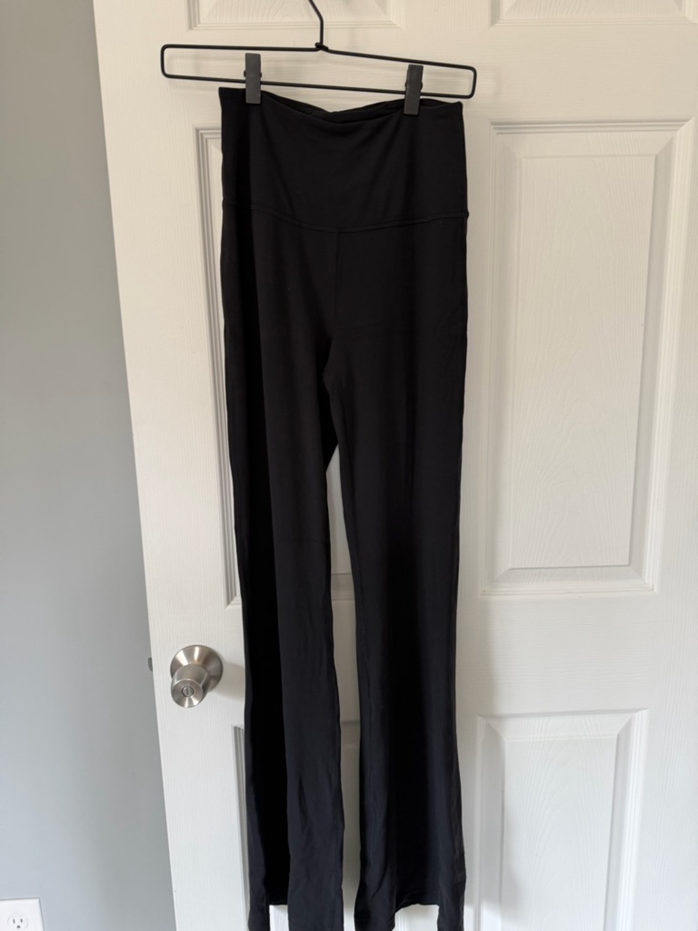 lululemon athletica Black Boot-Cut Yoga Pants